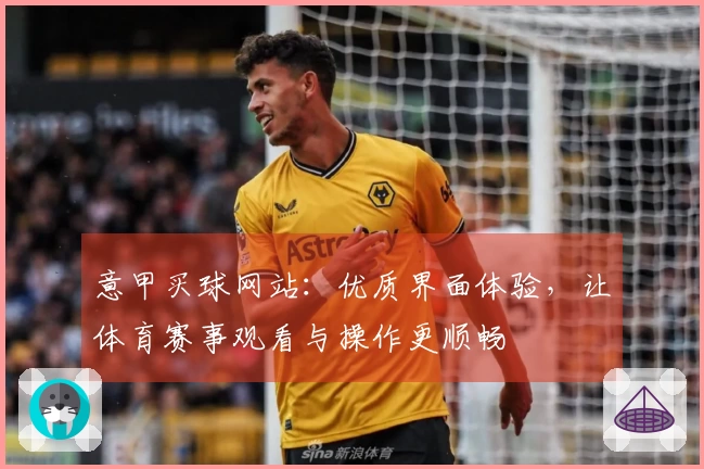 意甲买球网站：优质界面体验，让体育赛事观看与操作更顺畅